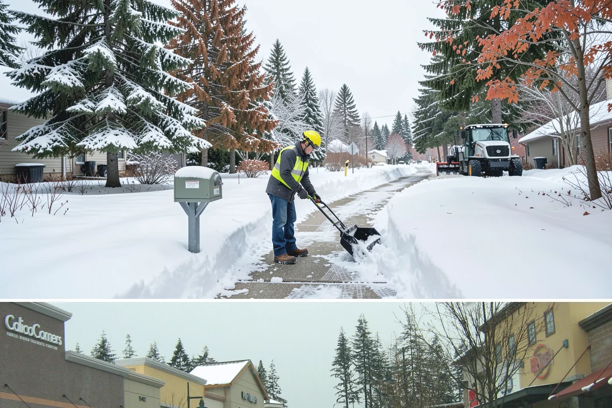 Slip Hazard Treatment in Mill Creek, Snohomish County, WA - Slip hazard treatment is in steady demand from November through February whenever Puget Sound daytime melt refreezes into...