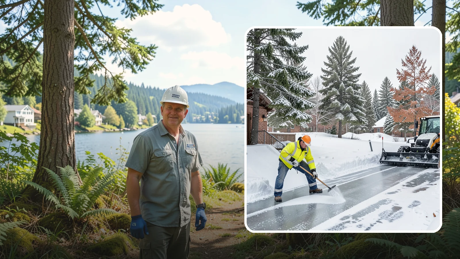 Slip Hazard Treatment in Milton, King County, WA - Slip hazard treatment restores safe traction on the icy entrances, ramps, and walkways where Western Washington falls most often...