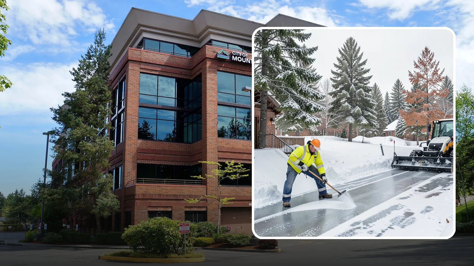Slip Hazard Treatment in Mountlake Terrace, Snohomish County, WA - Slip hazard treatment restores safe traction on the icy entrances, ramps, and walkways where Western Washington falls most often...