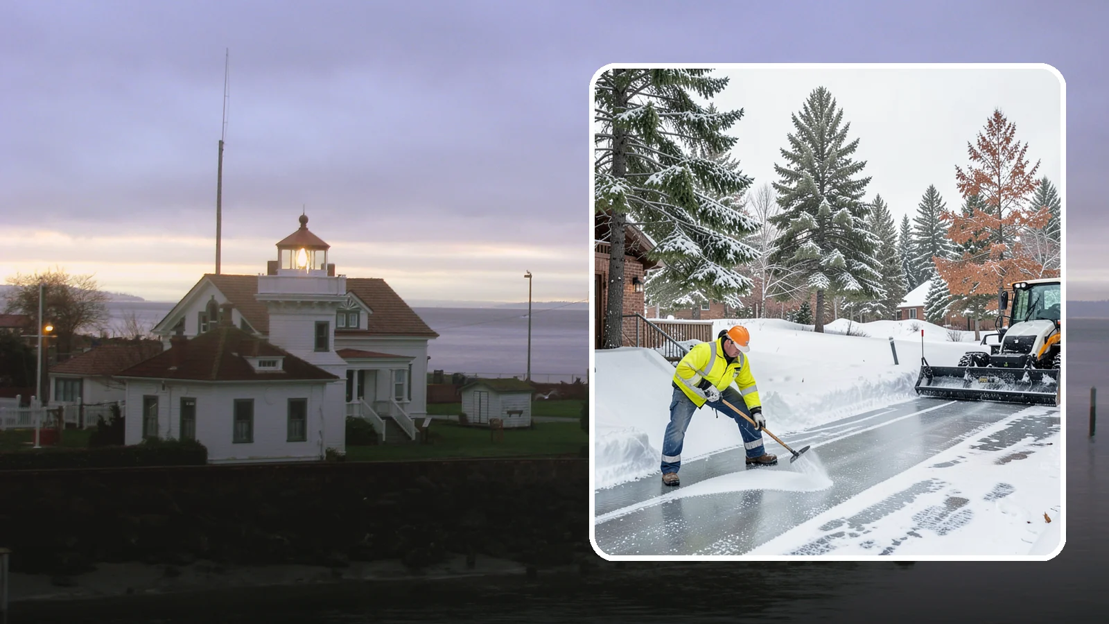 Slip Hazard Treatment in Mukilteo, Snohomish County, WA - Slip hazard treatment restores safe traction on the icy entrances, ramps, and walkways where Western Washington falls most often...