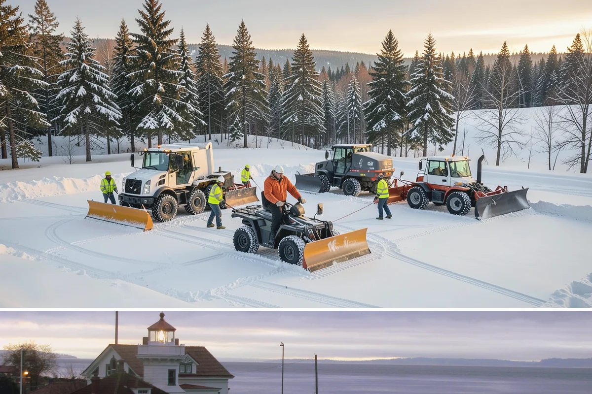 Slip Hazard Treatment in Mukilteo, Snohomish County, WA - Slip hazard treatment is in steady demand from November through February whenever Puget Sound daytime melt refreezes into...