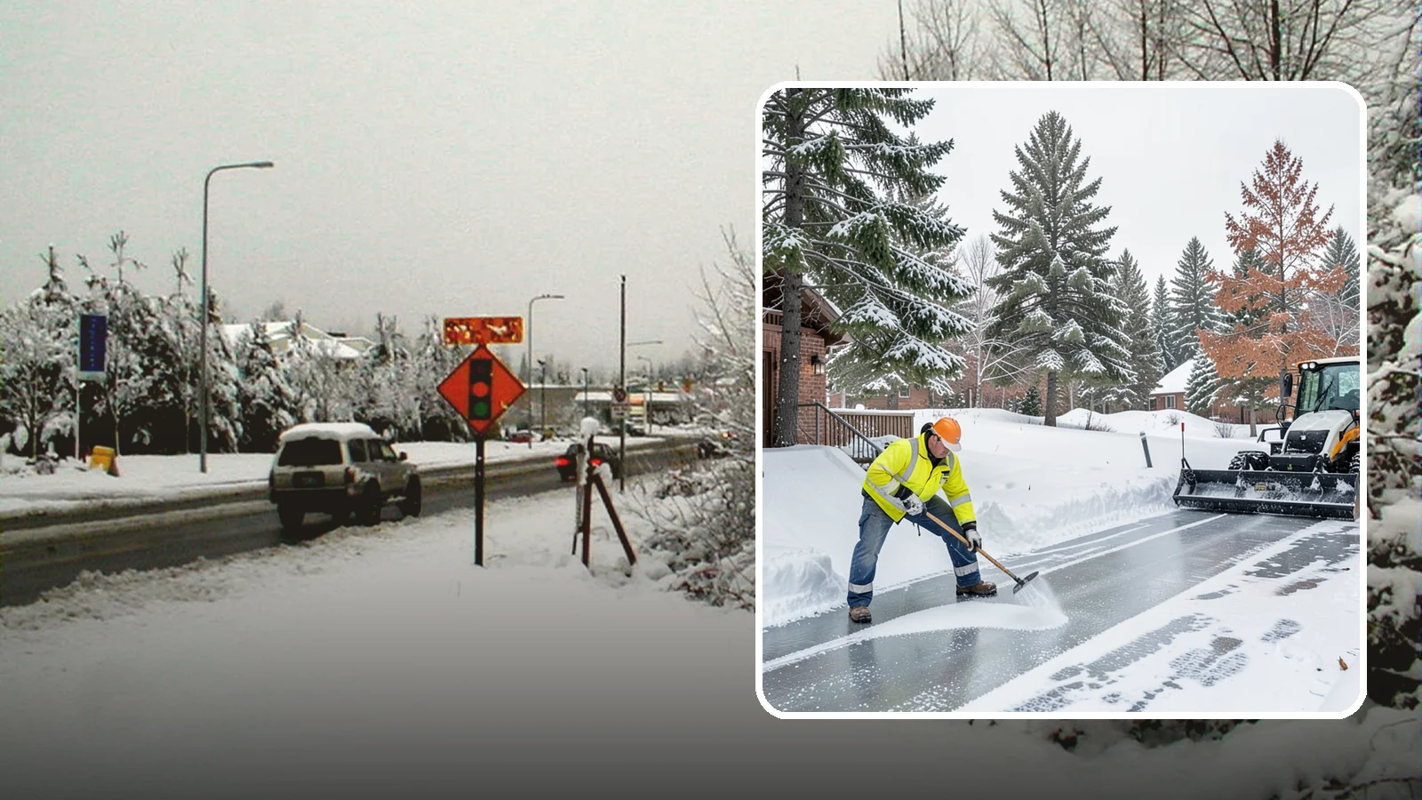 Slip Hazard Treatment in Newcastle, King County, WA - Slip hazard treatment restores safe traction on the icy entrances, ramps, and walkways where Western Washington falls most often...