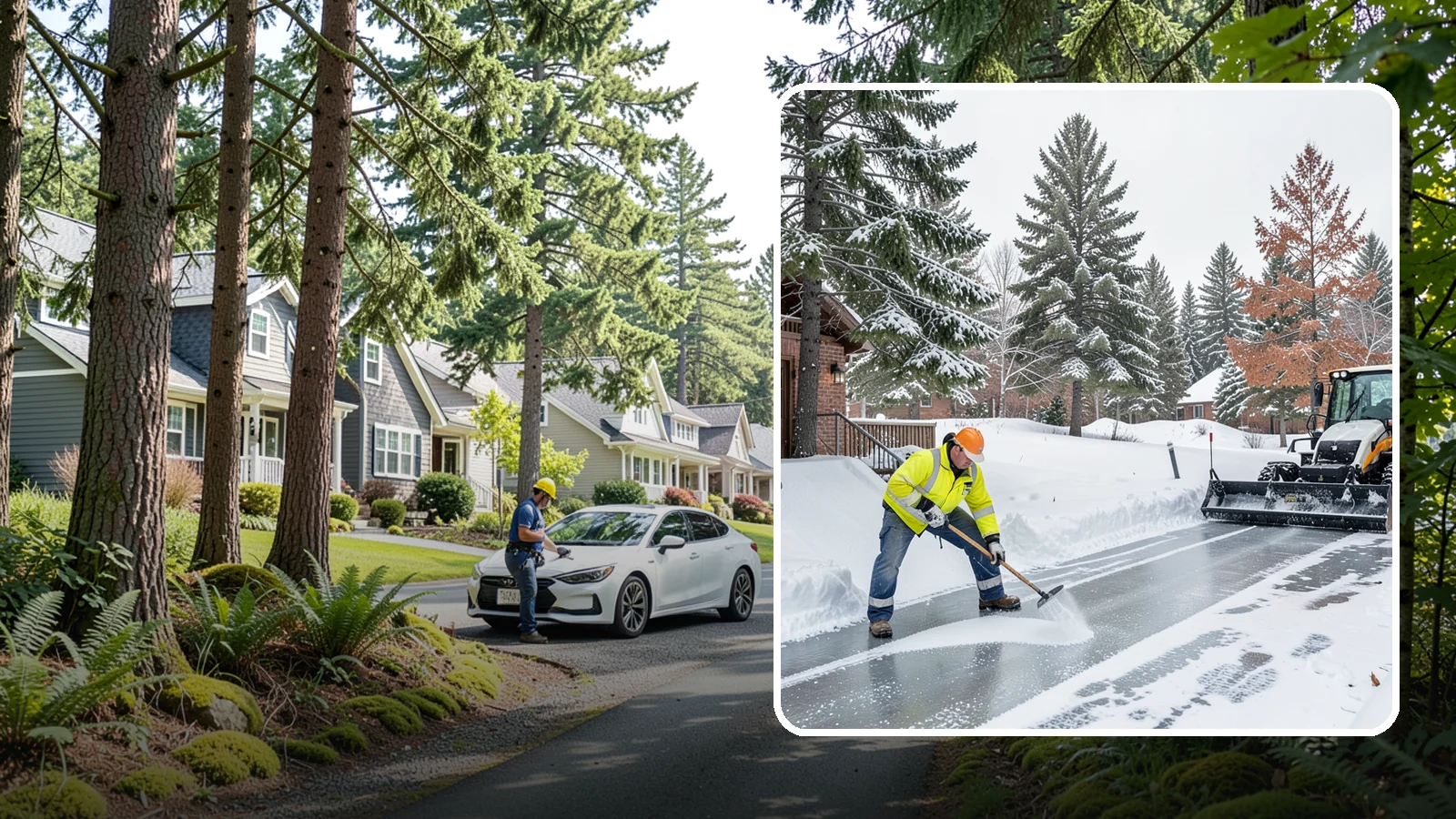 Slip Hazard Treatment in Normandy Park, King County, WA - Slip hazard treatment restores safe traction on the icy entrances, ramps, and walkways where Western Washington falls most often...