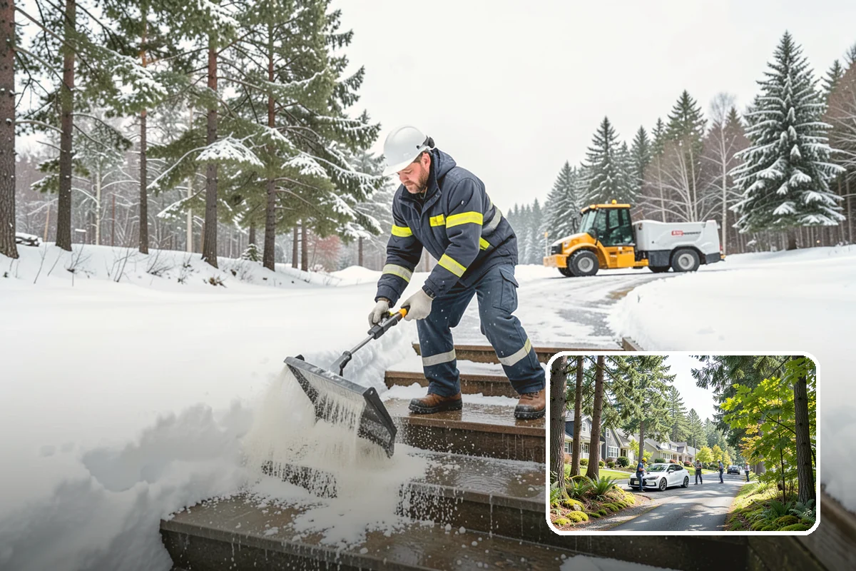 Slip Hazard Treatment in Normandy Park, King County, WA - Restores grip exactly where pedestrians slip and fall most