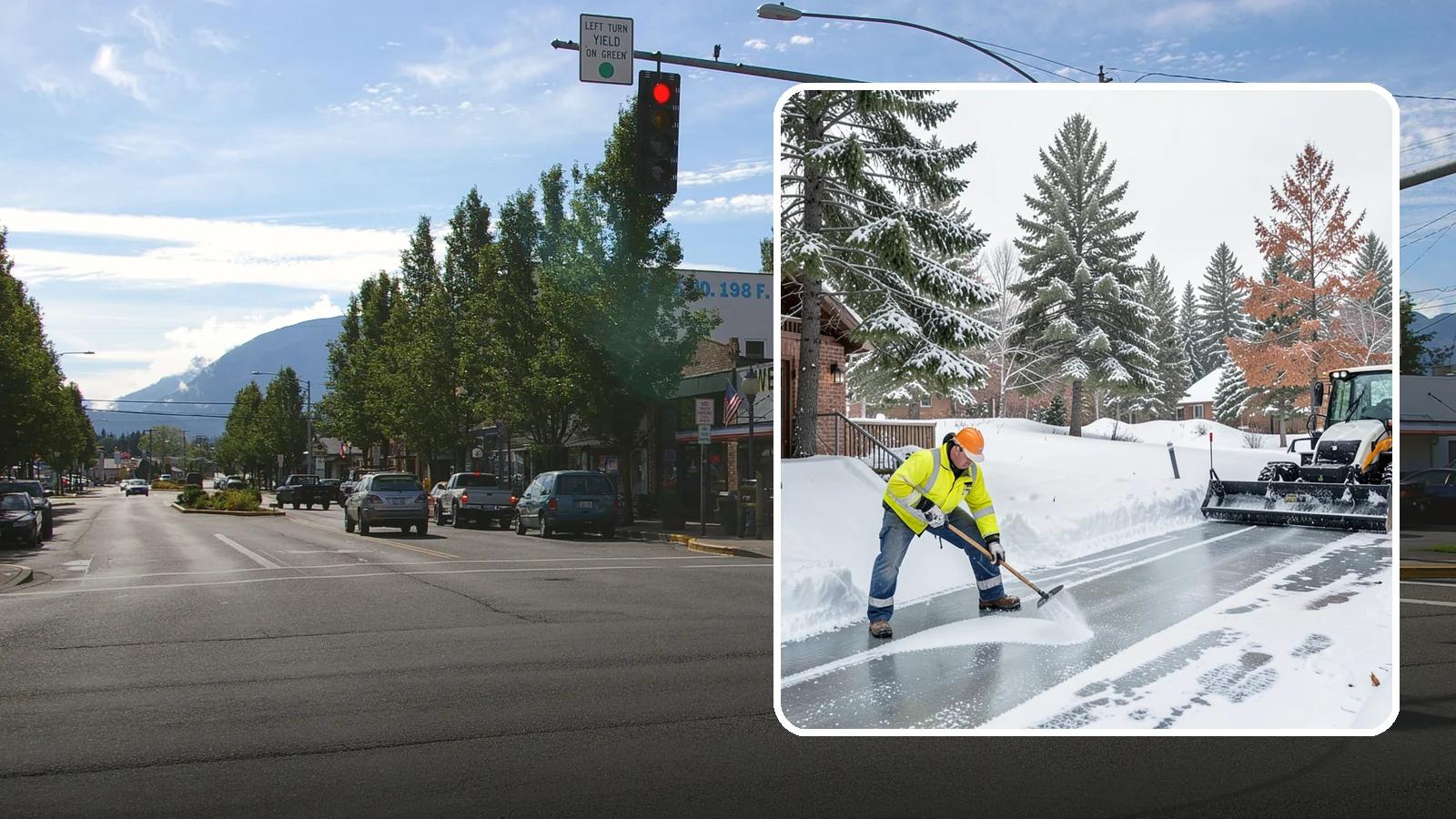 Slip Hazard Treatment in North Bend, King County, WA - Slip hazard treatment restores safe traction on the icy entrances, ramps, and walkways where Western Washington falls most often...