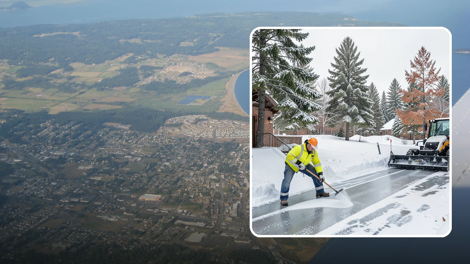 Slip Hazard Treatment in Oak Harbor, Island County, WA - Slip hazard treatment restores safe traction on the icy entrances, ramps, and walkways where Western Washington falls most often...