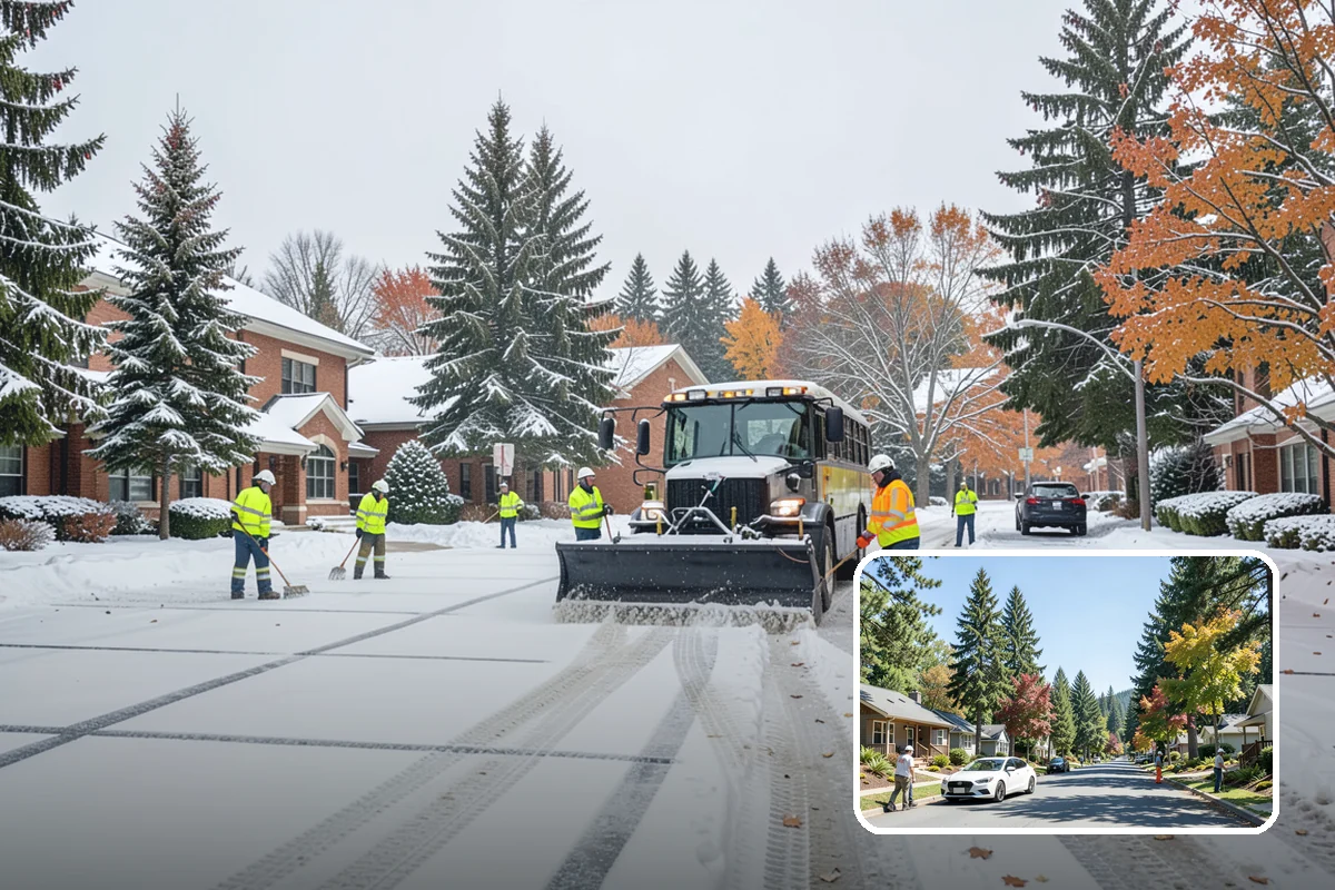 Slip Hazard Treatment in Orting, Pierce County, WA - Restores grip exactly where pedestrians slip and fall most