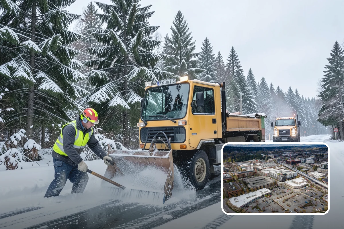 Slip Hazard Treatment in Redmond, King County, WA - Restores grip exactly where pedestrians slip and fall most
