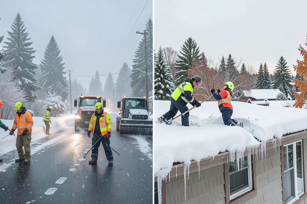Slip Hazard Treatment in Redmond, King County, WA - Inspect entrances, ramps, and walkways for glaze and refreeze