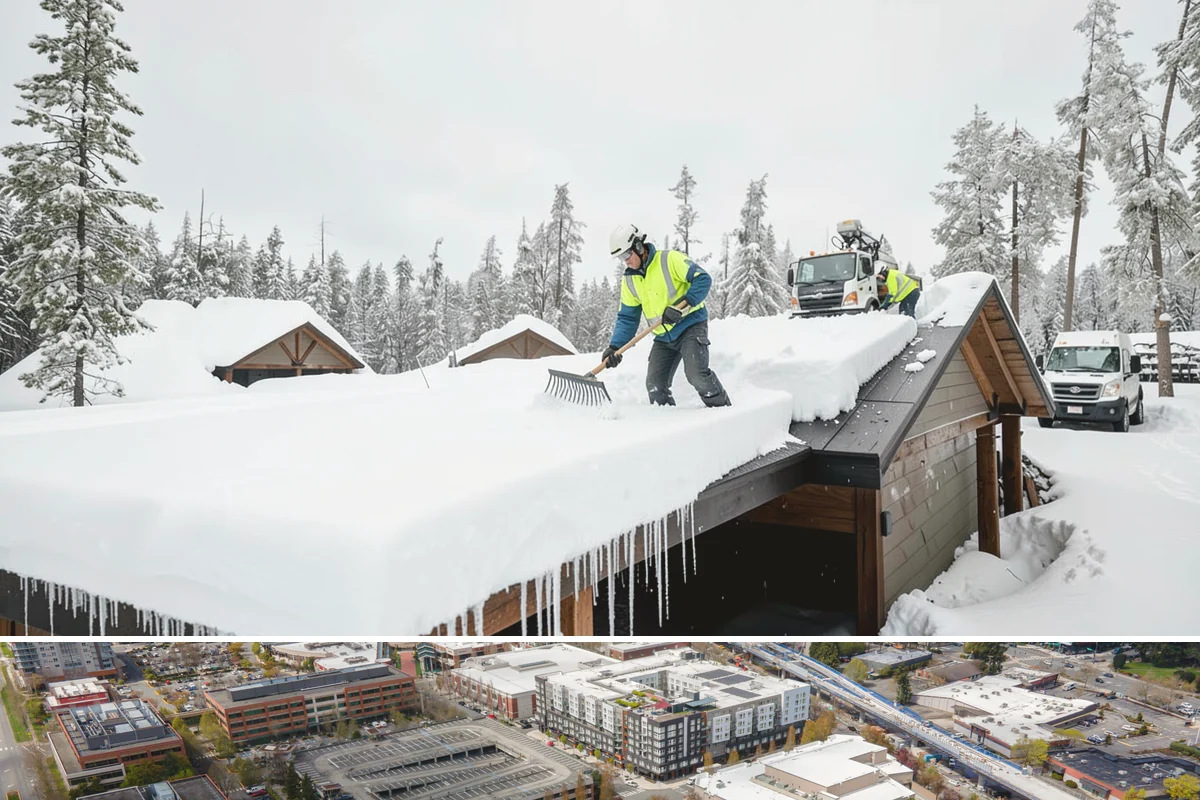 Slip Hazard Treatment in Redmond, King County, WA - Slip hazard treatment is in steady demand from November through February whenever Puget Sound daytime melt refreezes into...