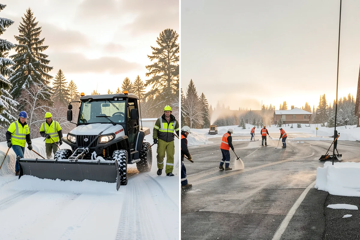 Slip Hazard Treatment in SeaTac, King County, WA - Inspect entrances, ramps, and walkways for glaze and refreeze
