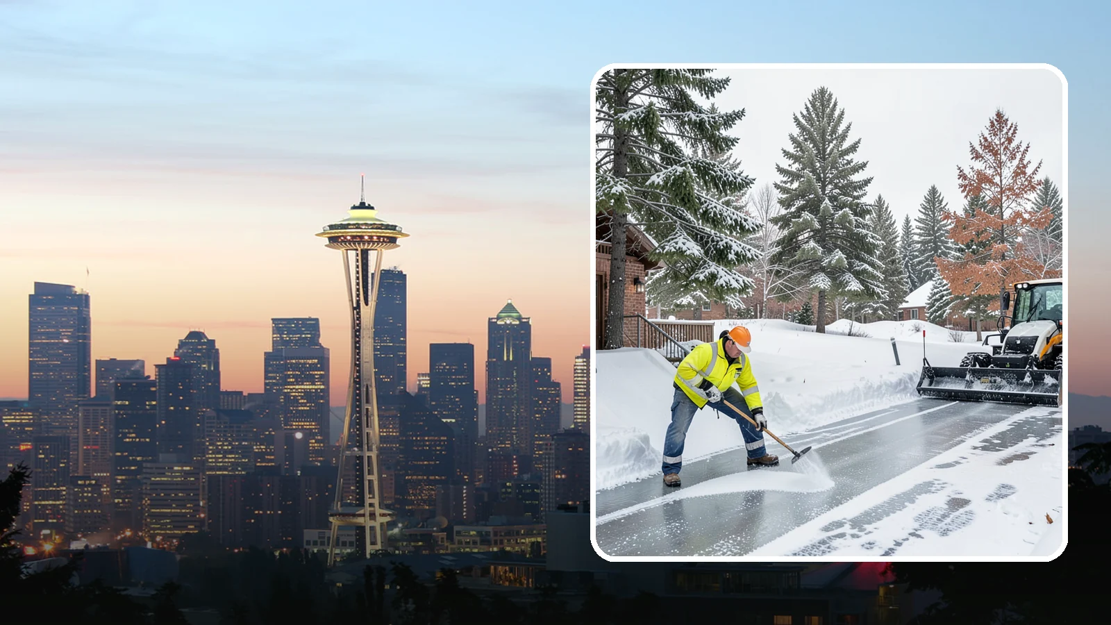 Slip Hazard Treatment in Seattle, King County, WA - Slip hazard treatment restores safe traction on the icy entrances, ramps, and walkways where Western Washington falls most often...