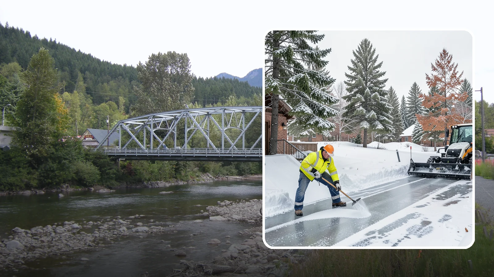 Slip Hazard Treatment in Skykomish, King County, WA - Slip hazard treatment restores safe traction on the icy entrances, ramps, and walkways where Western Washington falls most often...