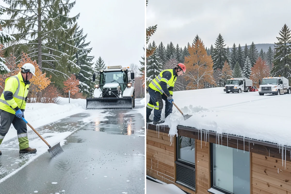 Slip Hazard Treatment in Skykomish, King County, WA - Inspect entrances, ramps, and walkways for glaze and refreeze