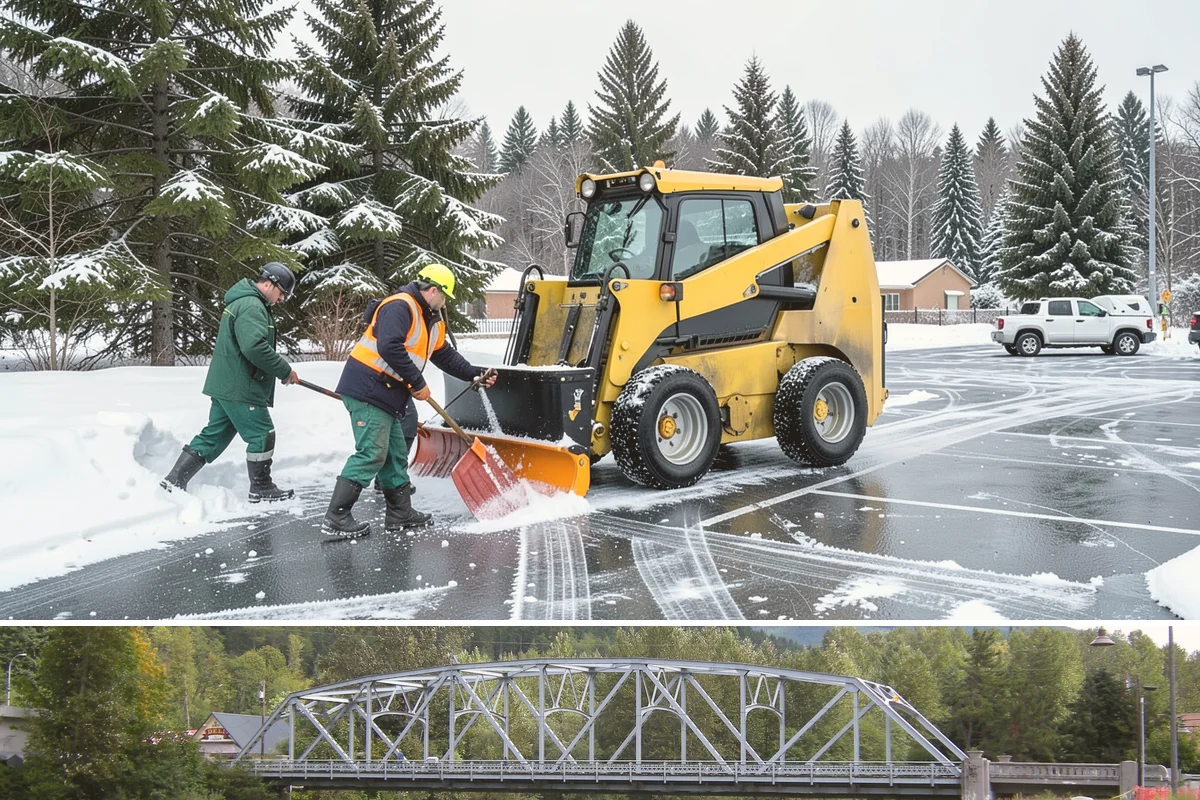Slip Hazard Treatment in Skykomish, King County, WA - Slip hazard treatment is in steady demand from November through February whenever Puget Sound daytime melt refreezes into...