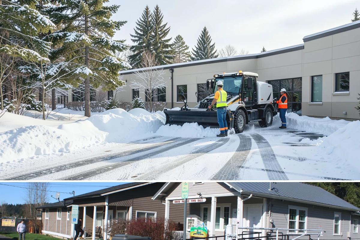 Slip Hazard Treatment in South Prairie, Pierce County, WA - Slip hazard treatment is in steady demand from November through February whenever Puget Sound daytime melt refreezes into...