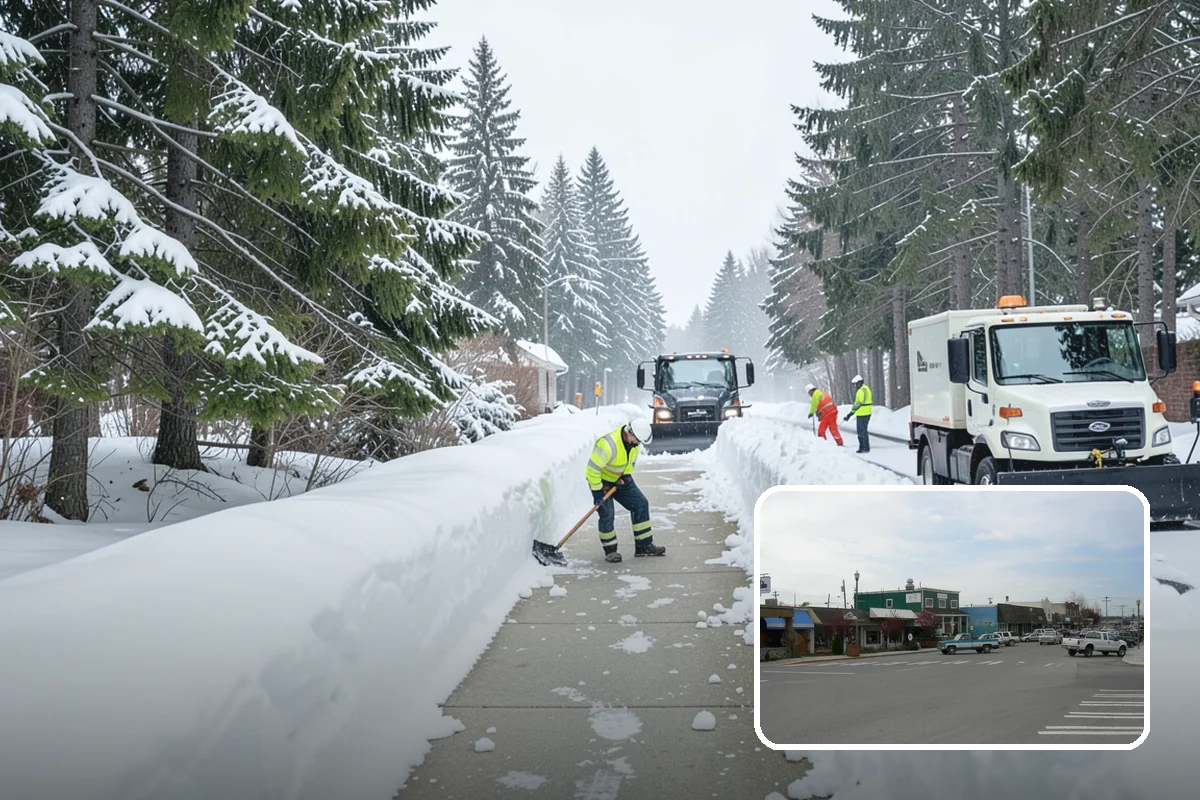 Slip Hazard Treatment in Stanwood, Snohomish County, WA - Restores grip exactly where pedestrians slip and fall most