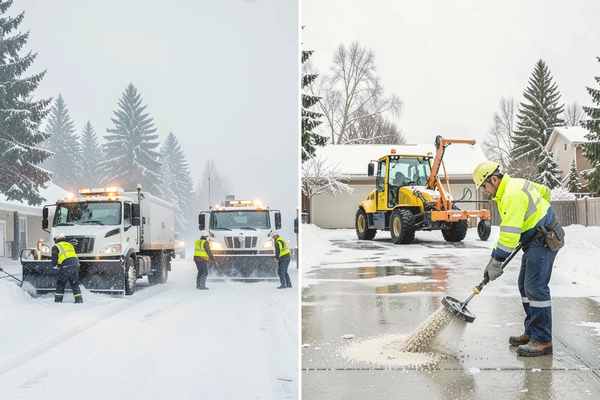 Slip Hazard Treatment in Stanwood, Snohomish County, WA - Inspect entrances, ramps, and walkways for glaze and refreeze