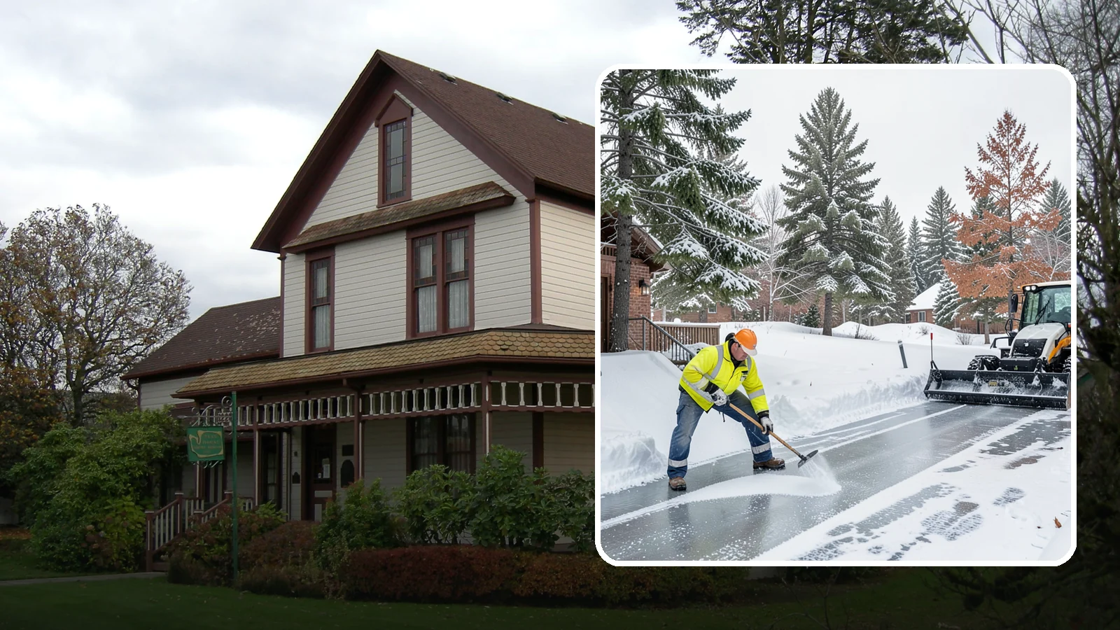 Slip Hazard Treatment in Sumner, Pierce County, WA - Slip hazard treatment restores safe traction on the icy entrances, ramps, and walkways where Western Washington falls most often...