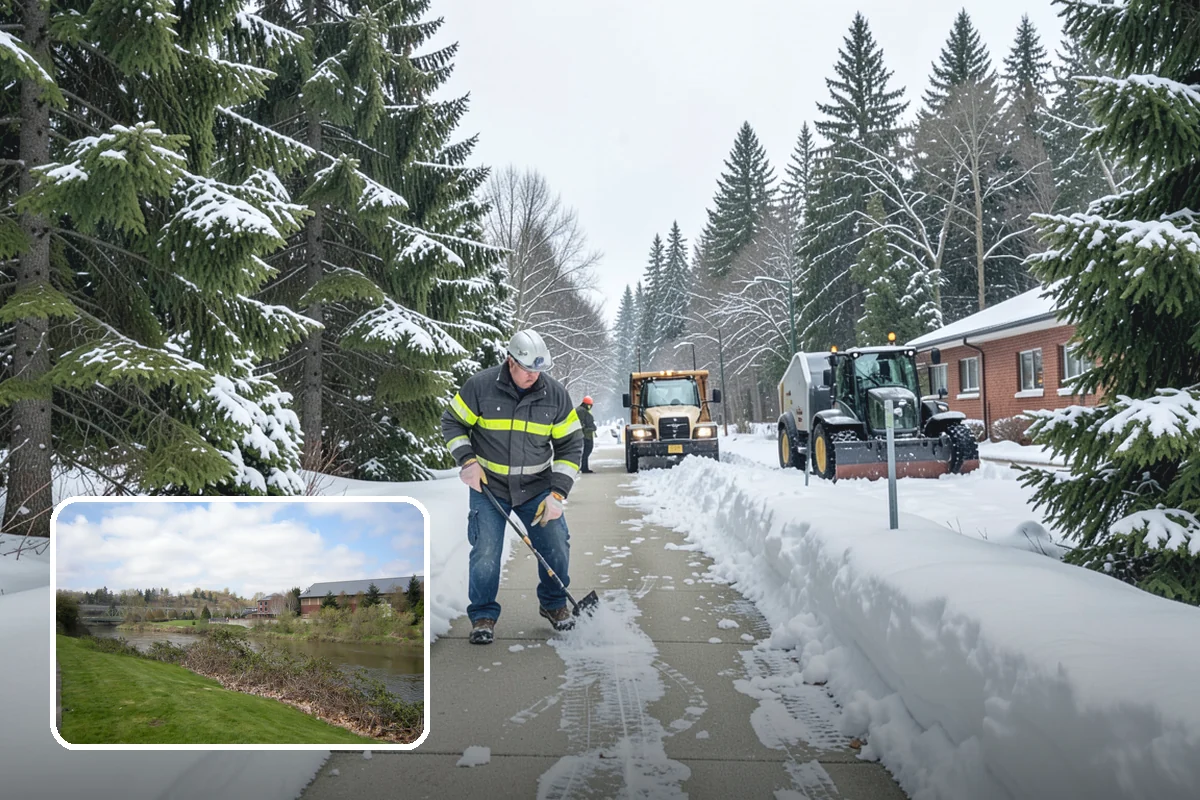Slip Hazard Treatment in Tukwila, King County, WA - Restores grip exactly where pedestrians slip and fall most