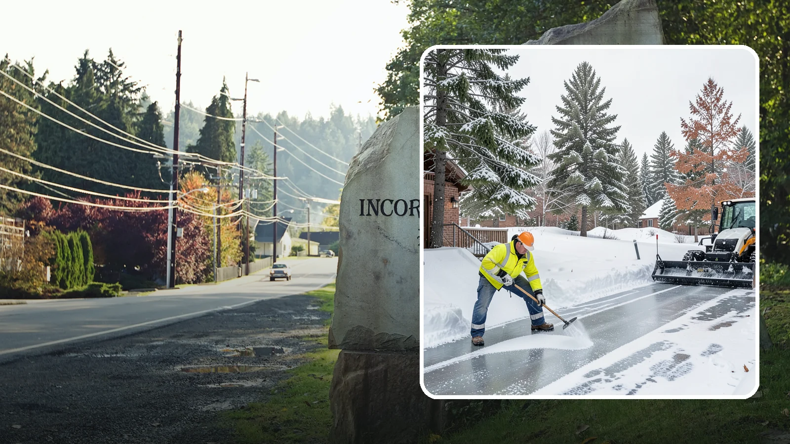 Slip Hazard Treatment in Wilkeson, Pierce County, WA - Slip hazard treatment restores safe traction on the icy entrances, ramps, and walkways where Western Washington falls most often...