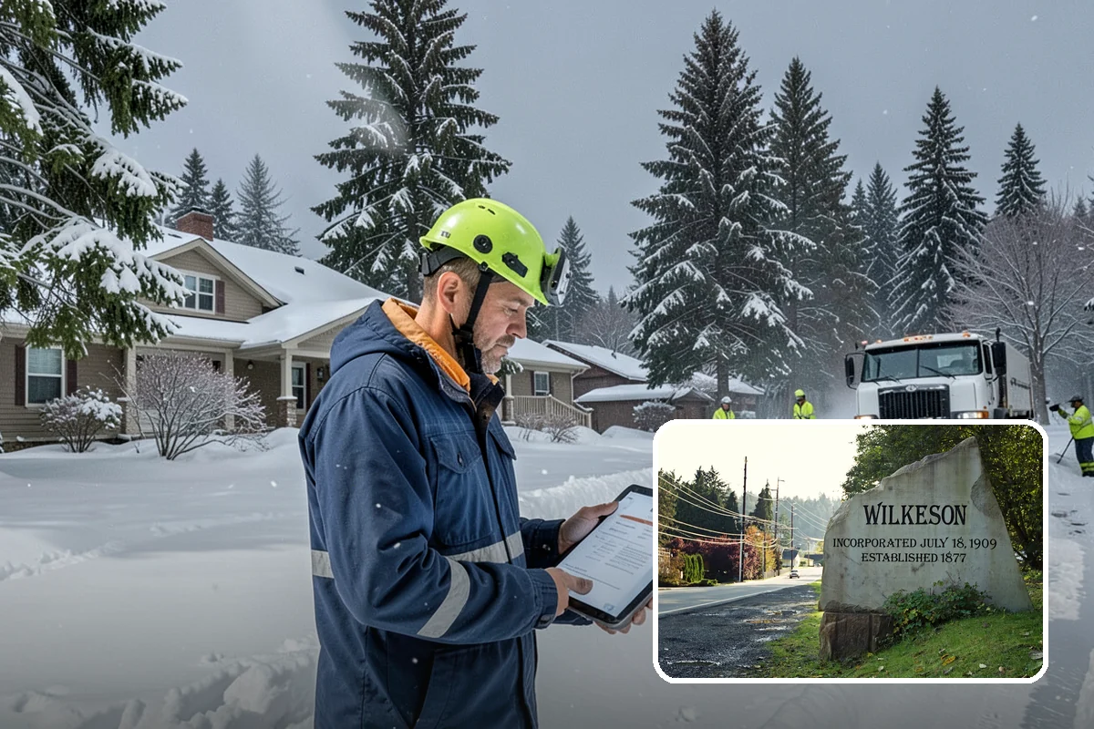 Slip Hazard Treatment in Wilkeson, Pierce County, WA - Restores grip exactly where pedestrians slip and fall most