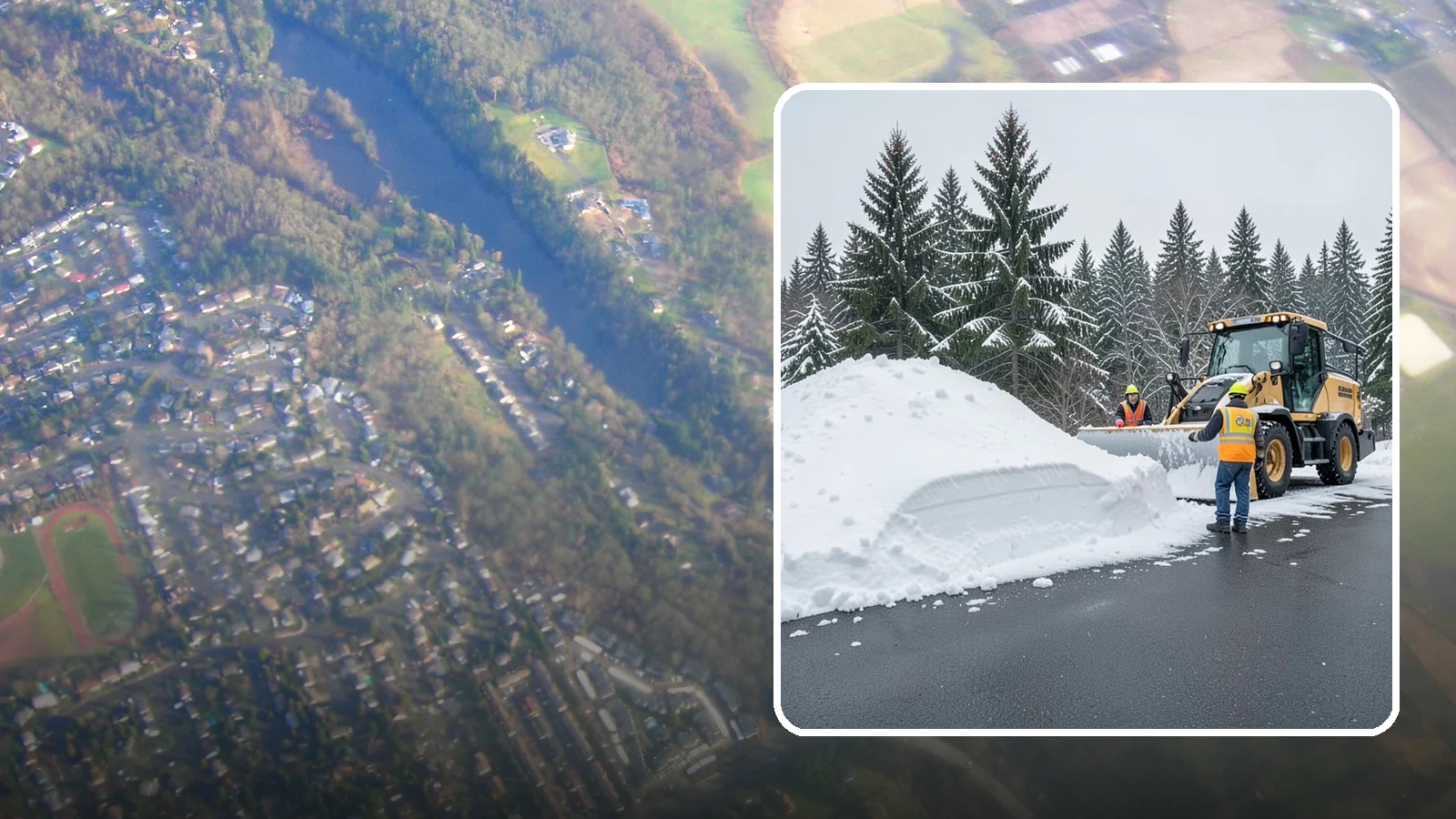 Slush Removal in Algona, King County, WA - We remove the messy slush that forms when Western Washington snow meets our marginal freezing temperatures.