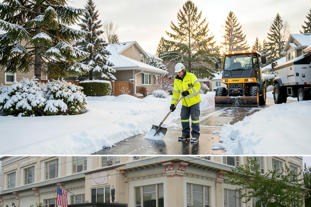 Slush Removal in Anacortes, Skagit County, WA - Slush removal is most frequent from November through February whenever snow falls onto pavement warm enough to partly melt it.