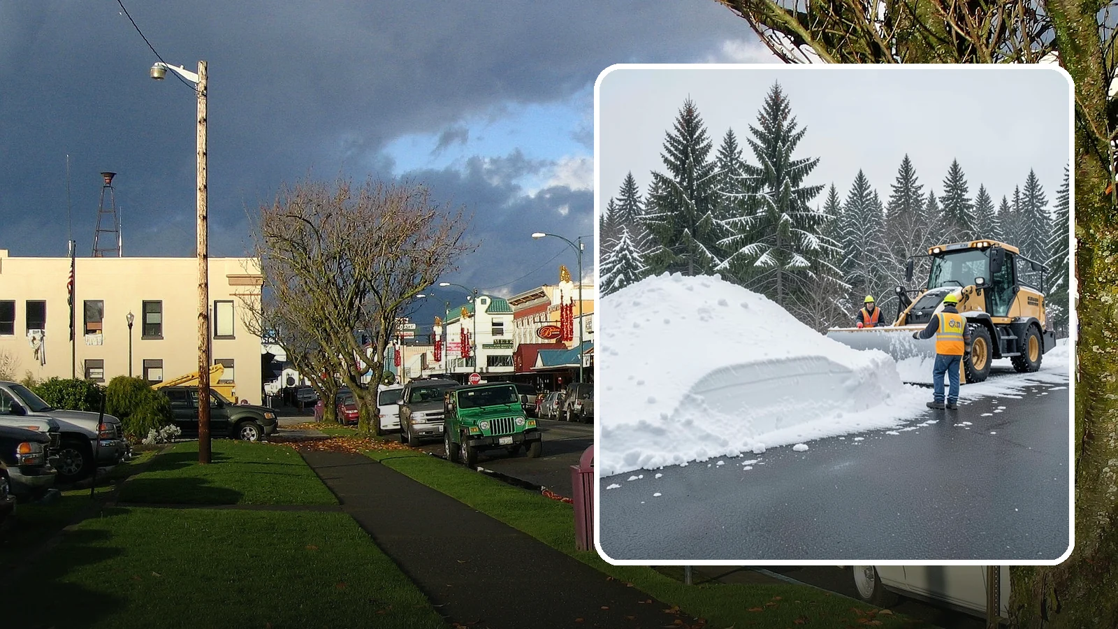 Slush Removal in Arlington, Snohomish County, WA - We remove the messy slush that forms when Western Washington snow meets our marginal freezing temperatures.