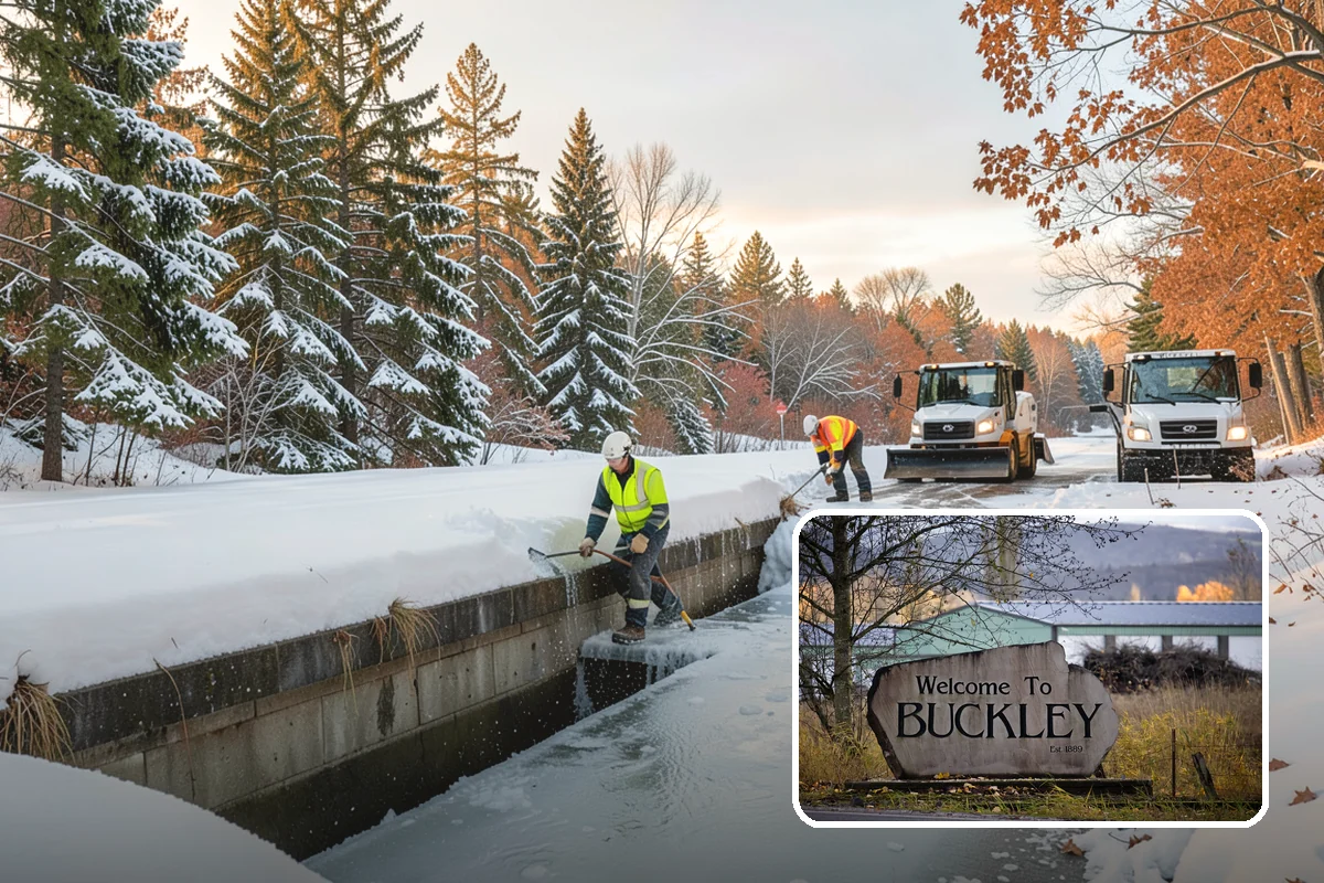 Slush Removal in Buckley, Pierce County, WA - Removal of waterlogged slush before it tracks indoors or refreezes