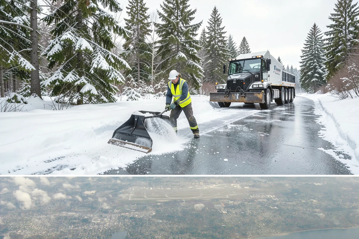 Slush Removal in Burien, King County, WA - Slush removal is most frequent from November through February whenever snow falls onto pavement warm enough to partly melt it.