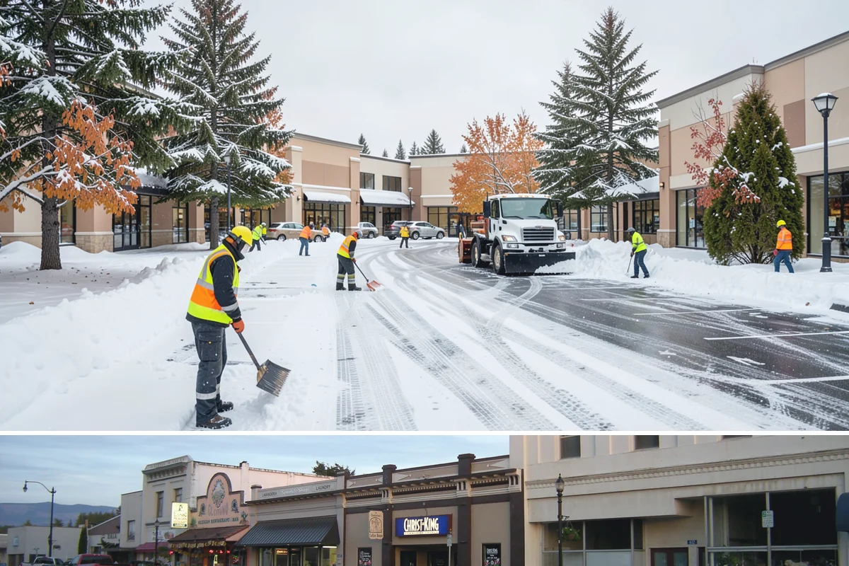 Slush Removal in Burlington, Skagit County, WA - Slush removal is most frequent from November through February whenever snow falls onto pavement warm enough to partly melt it.