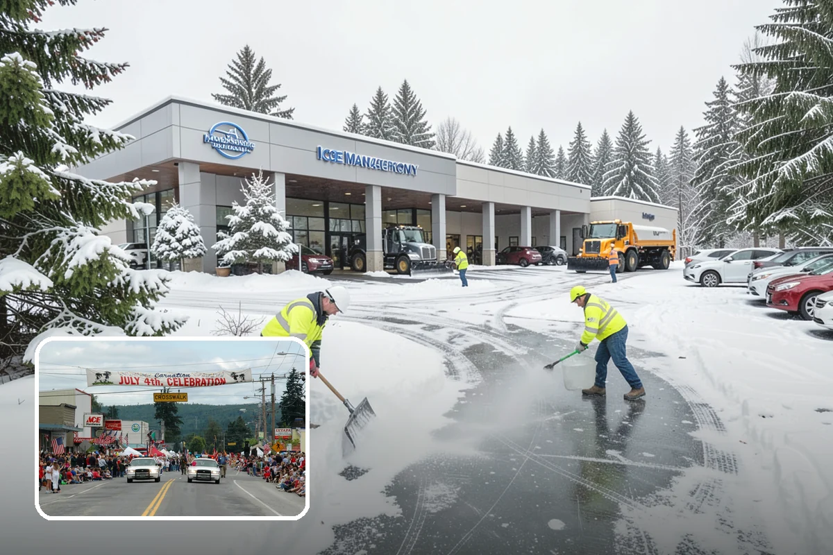 Slush Removal in Carnation, King County, WA - Removal of waterlogged slush before it tracks indoors or refreezes