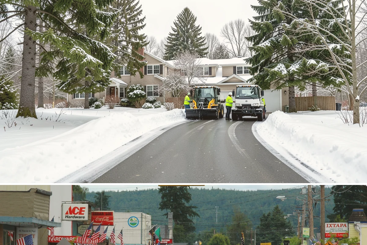 Slush Removal in Carnation, King County, WA - Slush removal is most frequent from November through February whenever snow falls onto pavement warm enough to partly melt it.