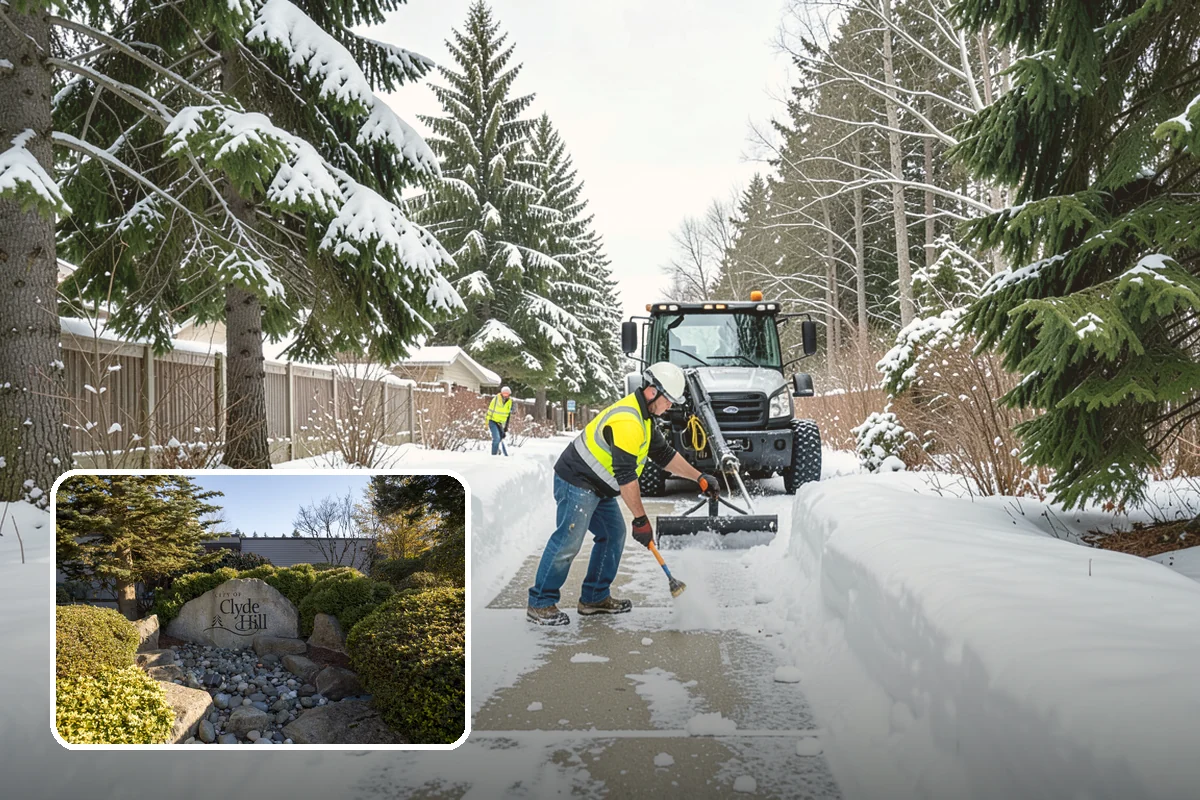 Slush Removal in Clyde Hill, King County, WA - Removal of waterlogged slush before it tracks indoors or refreezes