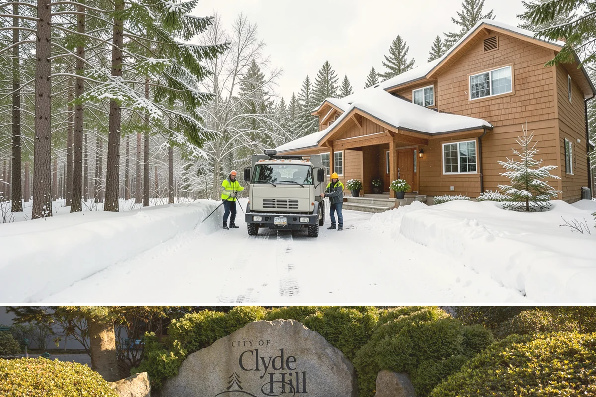 Slush Removal in Clyde Hill, King County, WA - Slush removal is most frequent from November through February whenever snow falls onto pavement warm enough to partly melt it.