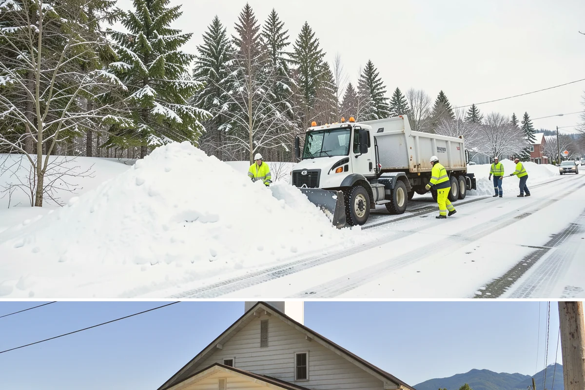 Slush Removal in Concrete, Skagit County, WA - Slush removal is most frequent from November through February whenever snow falls onto pavement warm enough to partly melt it.