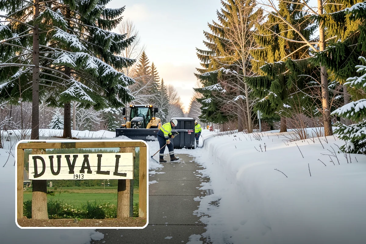 Slush Removal in Duvall, King County, WA - Removal of waterlogged slush before it tracks indoors or refreezes