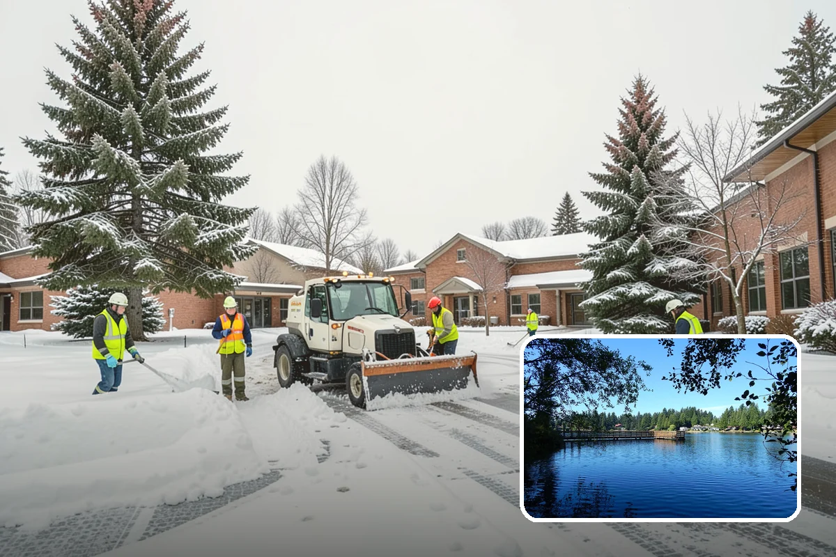 Slush Removal in Federal Way, King County, WA - Removal of waterlogged slush before it tracks indoors or refreezes