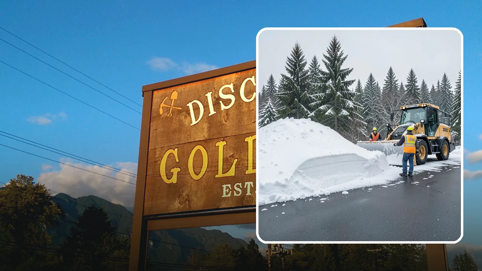 Slush Removal in Gold Bar, Snohomish County, WA - We remove the messy slush that forms when Western Washington snow meets our marginal freezing temperatures.