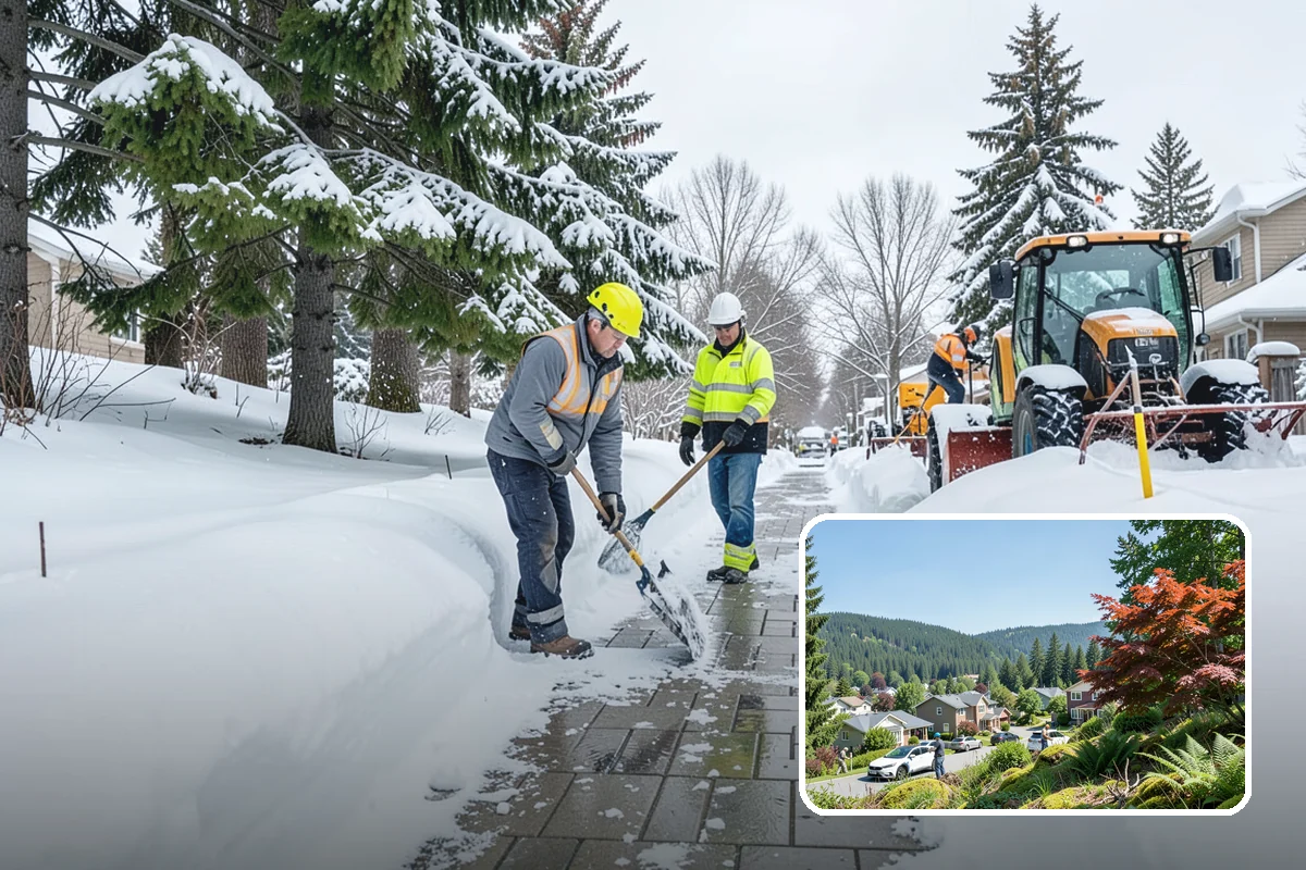 Slush Removal in Index, Snohomish County, WA - Removal of waterlogged slush before it tracks indoors or refreezes