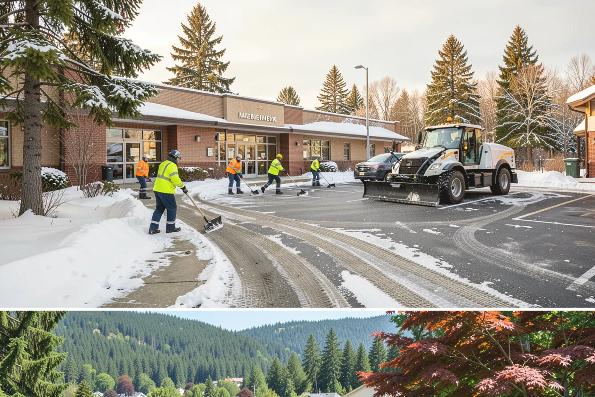 Slush Removal in Index, Snohomish County, WA - Slush removal is most frequent from November through February whenever snow falls onto pavement warm enough to partly melt it.