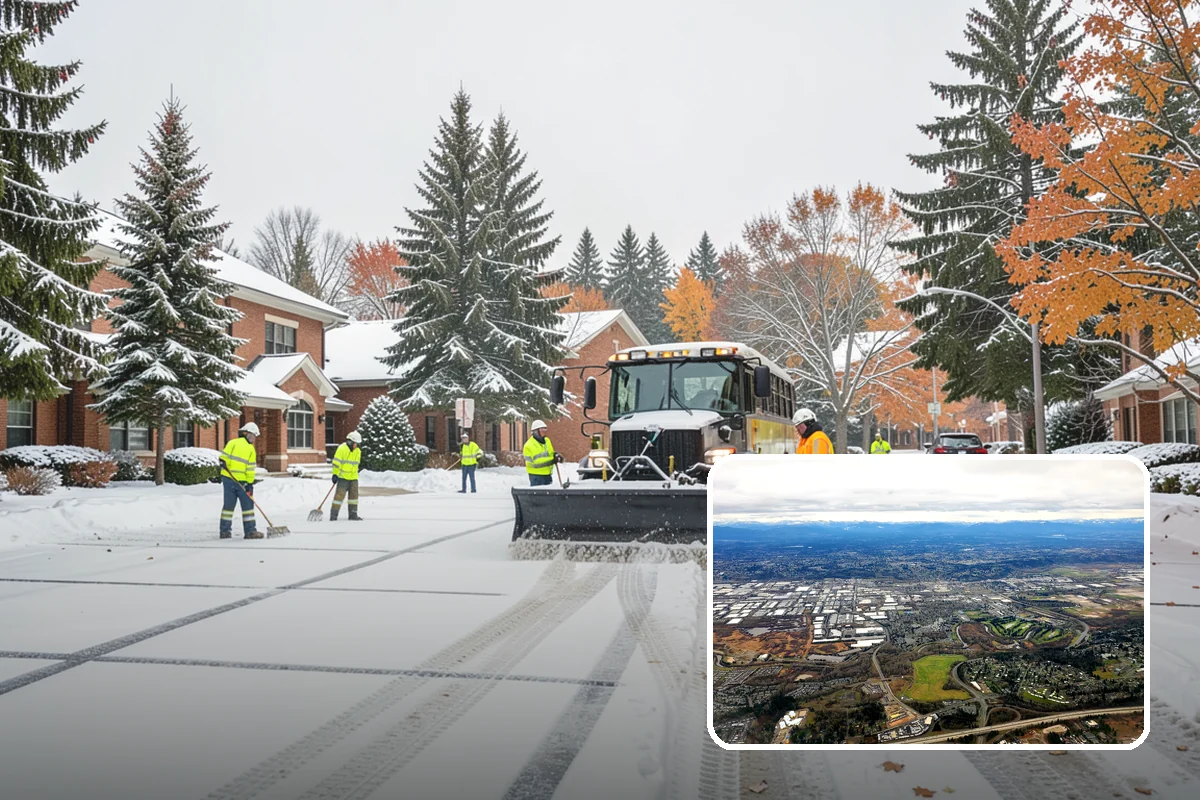 Slush Removal in Kent, King County, WA - Removal of waterlogged slush before it tracks indoors or refreezes