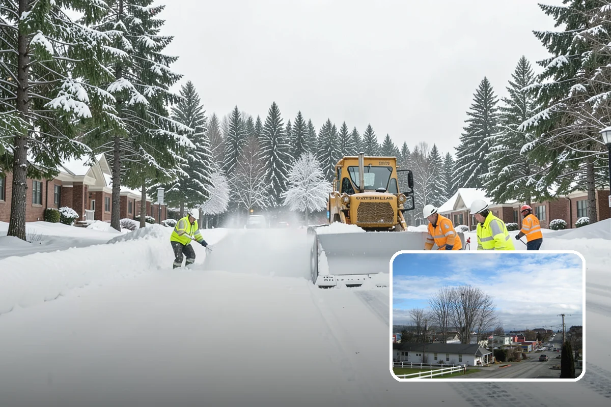 Slush Removal in Langley, Island County, WA - Removal of waterlogged slush before it tracks indoors or refreezes