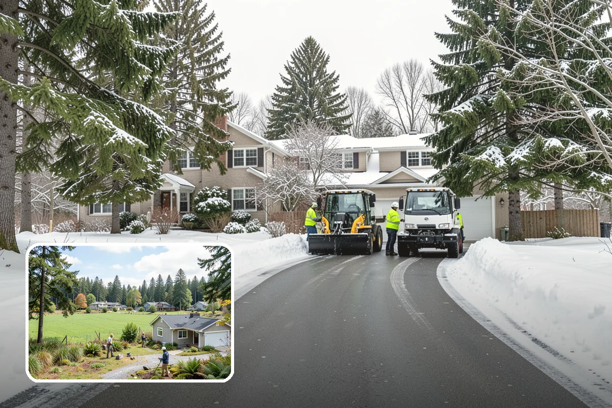 Slush Removal in Lyman, Skagit County, WA - Removal of waterlogged slush before it tracks indoors or refreezes