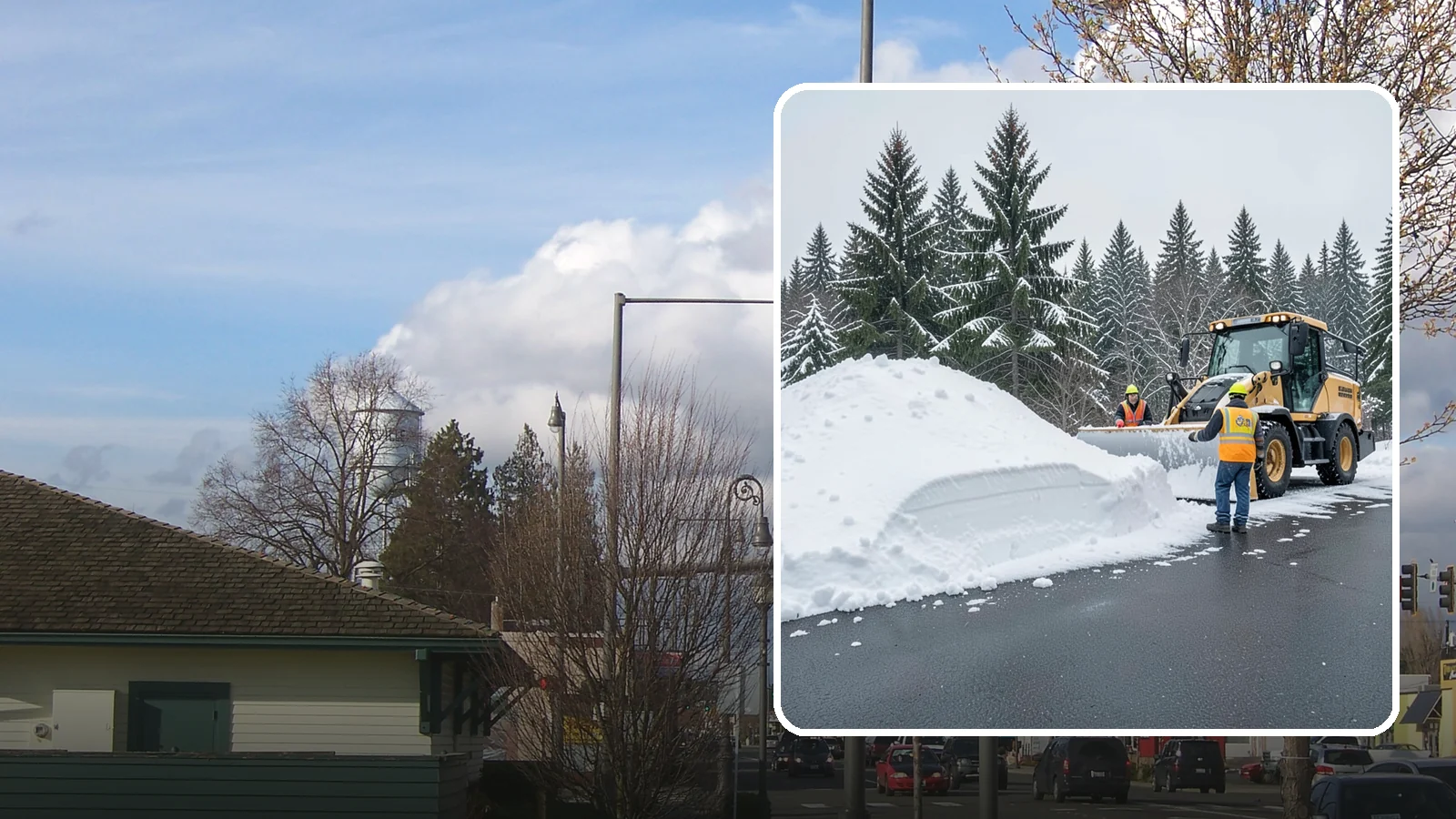 Slush Removal in Marysville, Snohomish County, WA - We remove the messy slush that forms when Western Washington snow meets our marginal freezing temperatures.