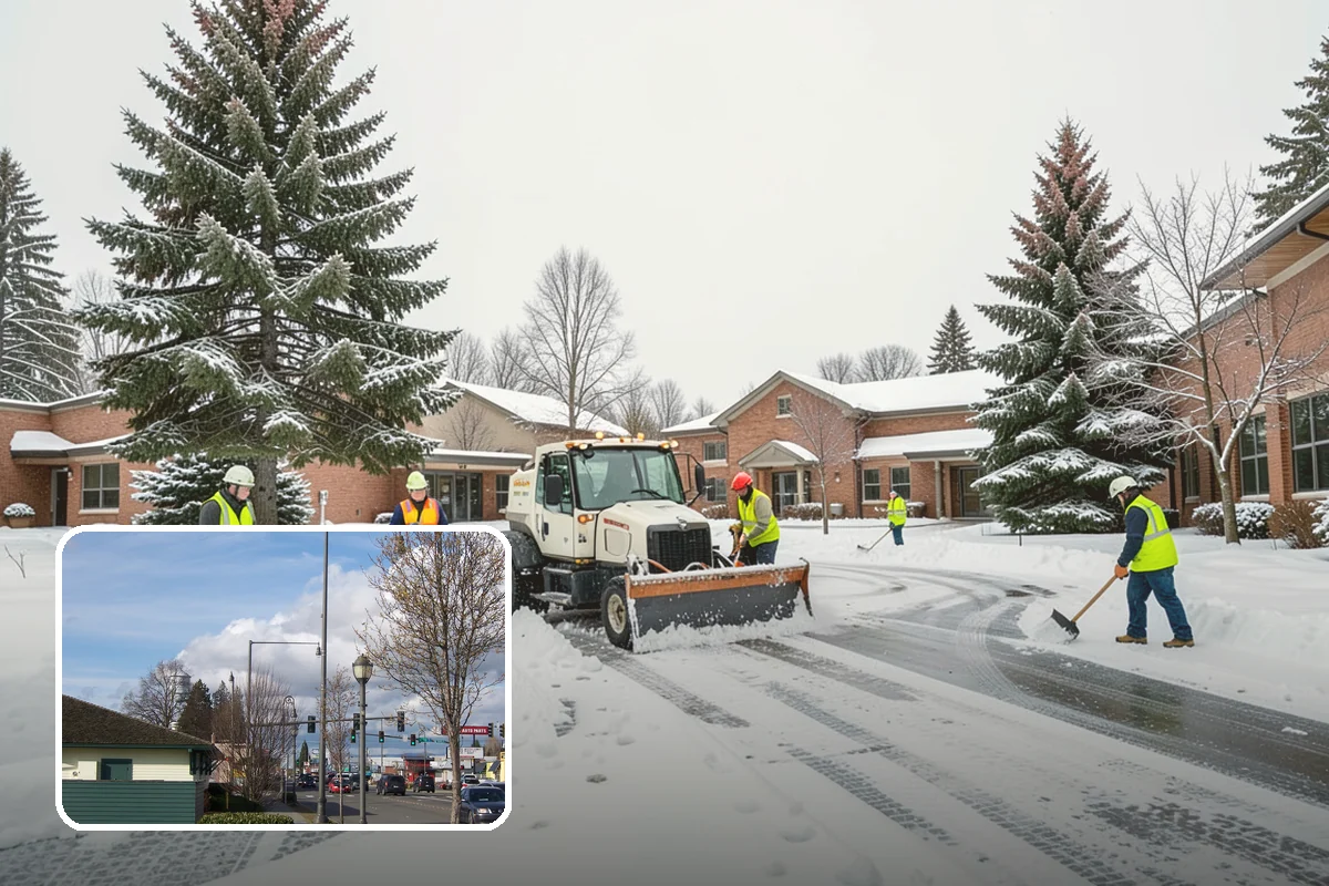 Slush Removal in Marysville, Snohomish County, WA - Removal of waterlogged slush before it tracks indoors or refreezes