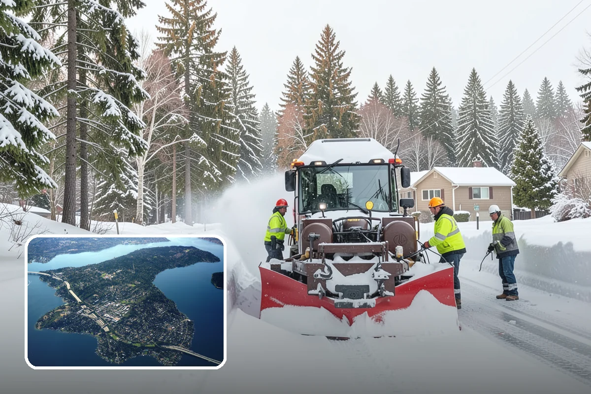 Slush Removal in Mercer Island, King County, WA - Removal of waterlogged slush before it tracks indoors or refreezes