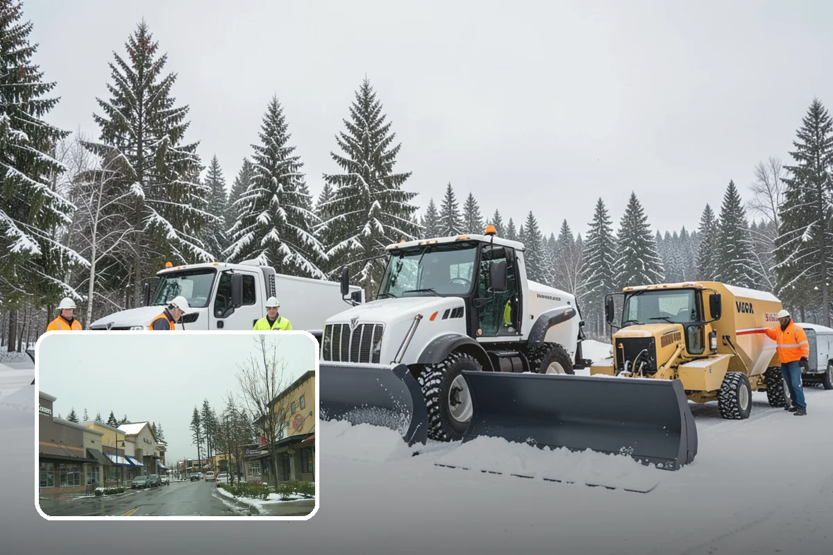 Slush Removal in Mill Creek, Snohomish County, WA - Removal of waterlogged slush before it tracks indoors or refreezes