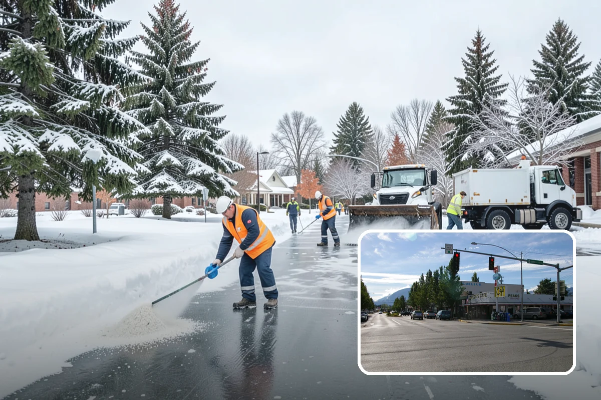 Slush Removal in North Bend, King County, WA - Removal of waterlogged slush before it tracks indoors or refreezes